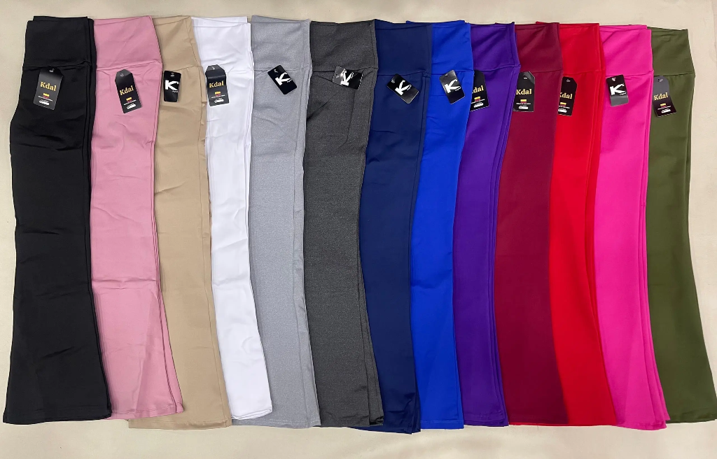 [Docena ] Leggins Bota campana Wide Led importado 