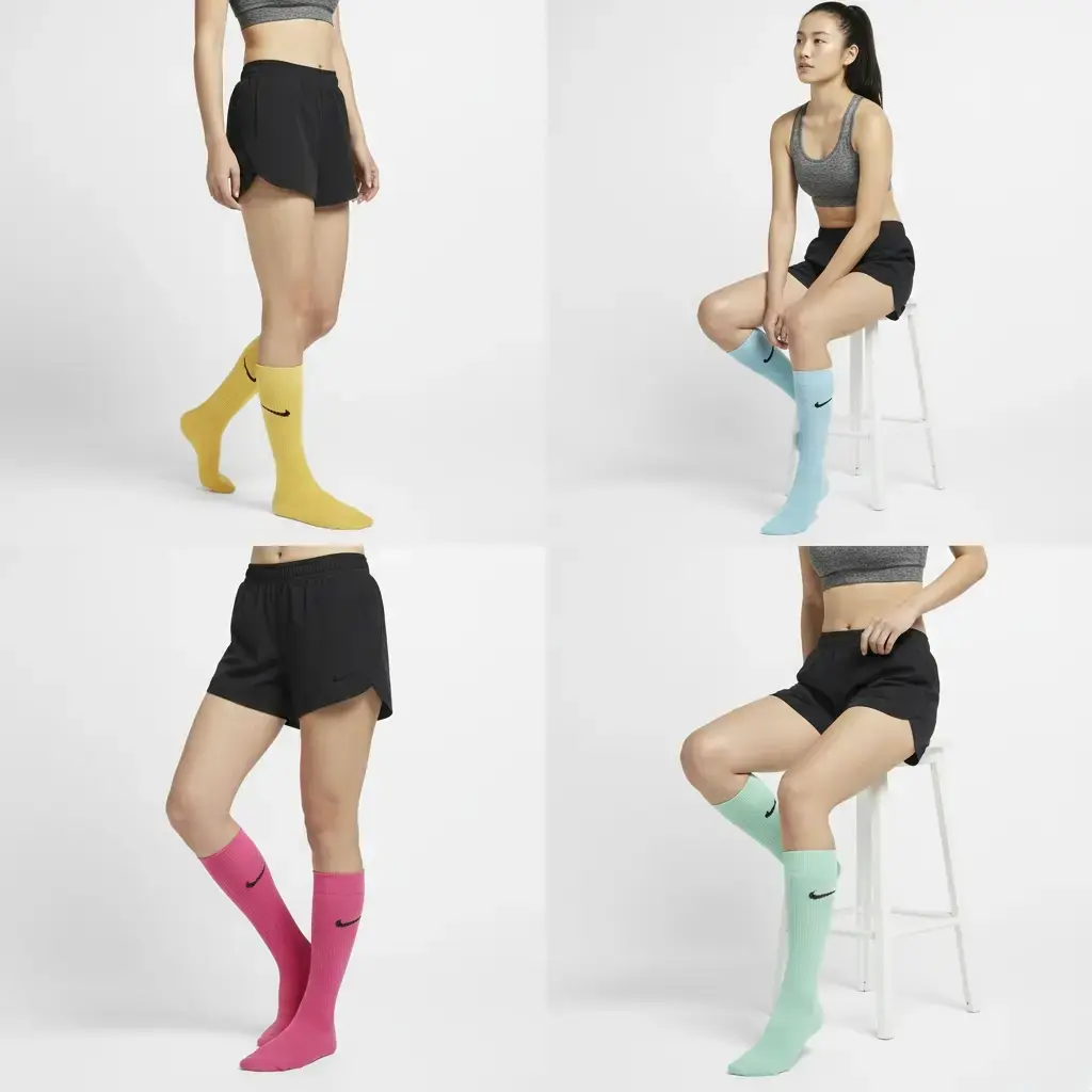 (Docena) Medias de paño nike colores