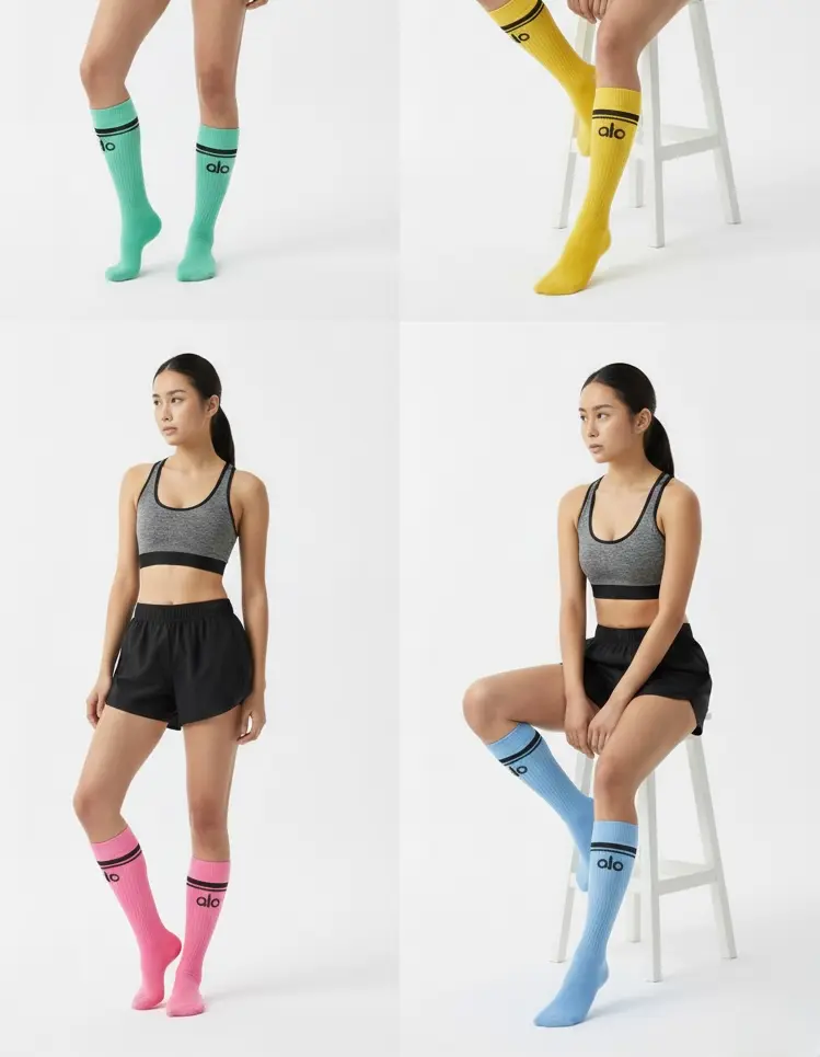 (Docena) Medias de palo alo colores