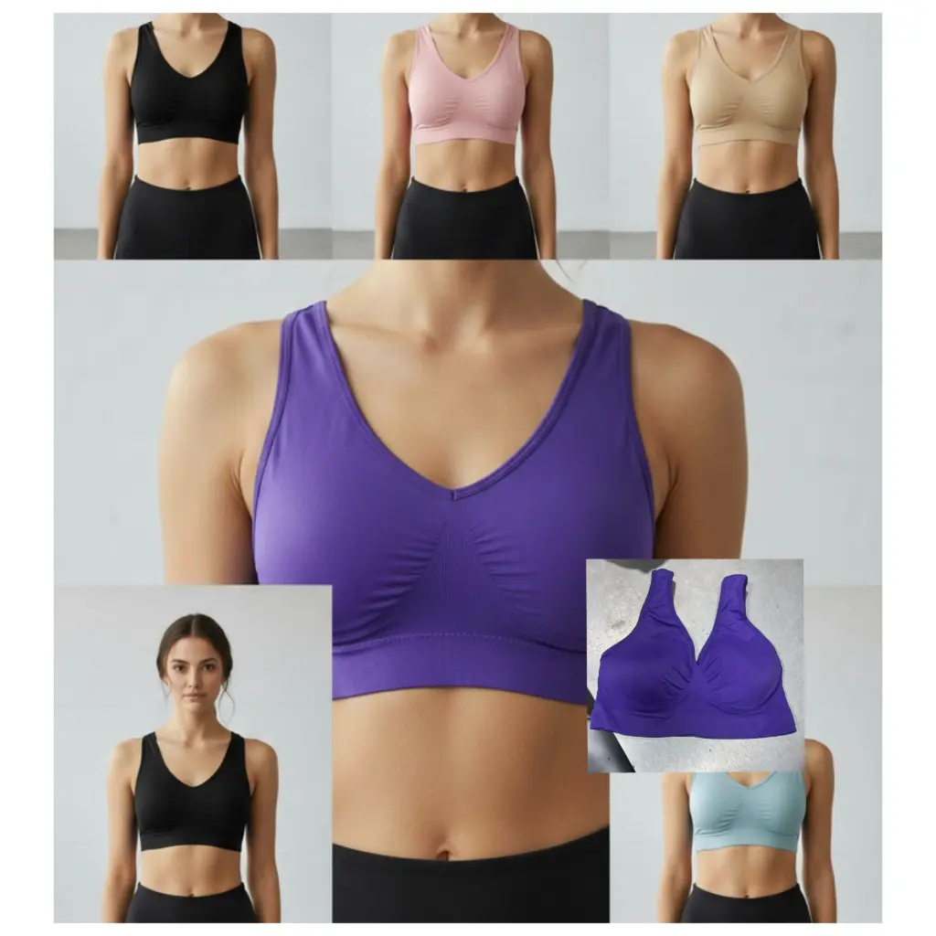 [DOCENA] Tops deportivos importados con copa GENIE