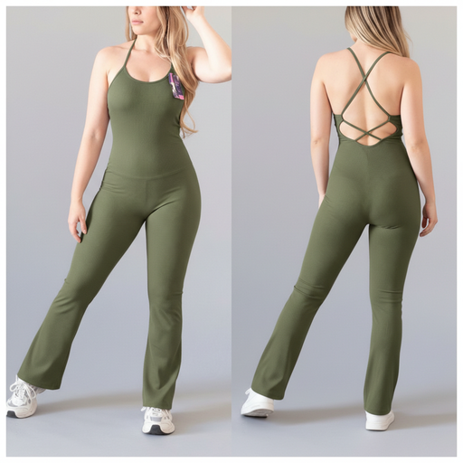 1277 Enterizo dama tira Marcella bota ancha 