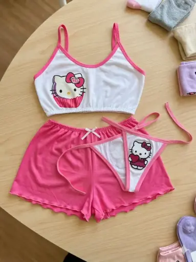 Pijamas Micro 3 Piezas